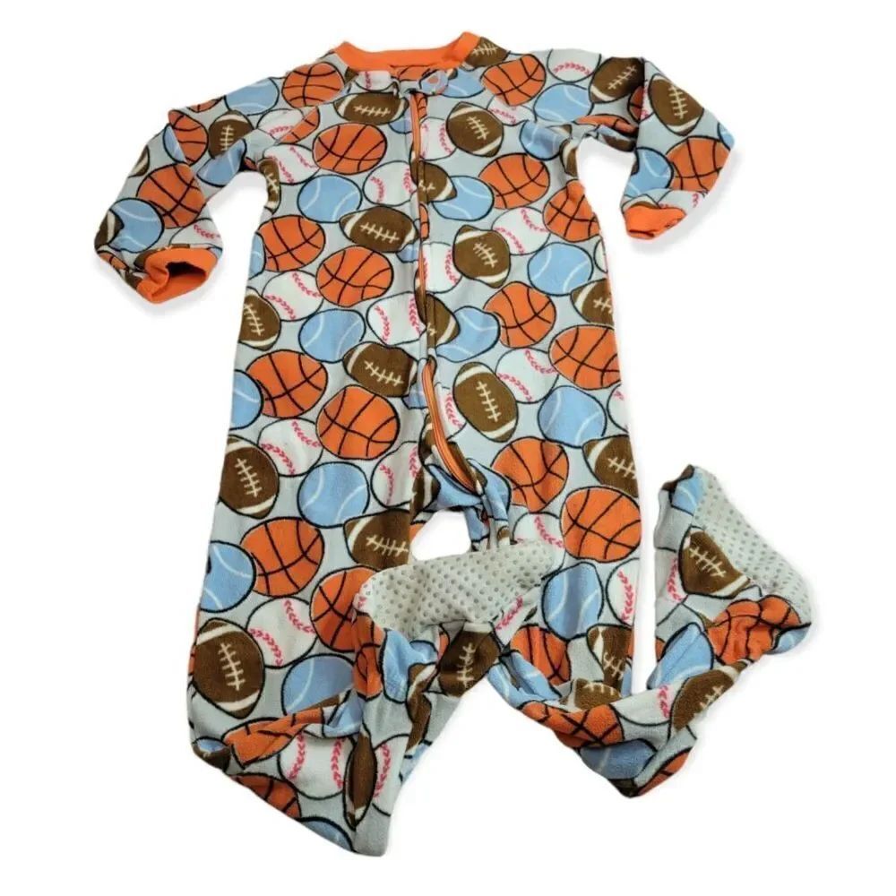 Children's Place sports footed pajama 4T